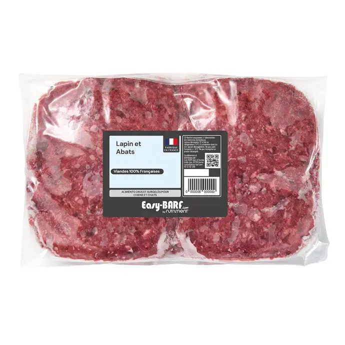 Haché Lapin et abats 2kg