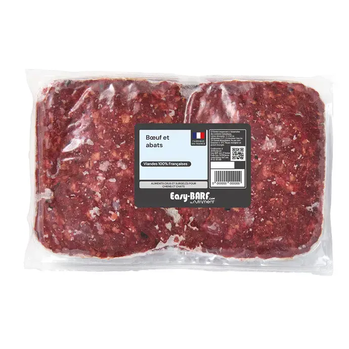 Haché viande de bœuf et abats 2kg